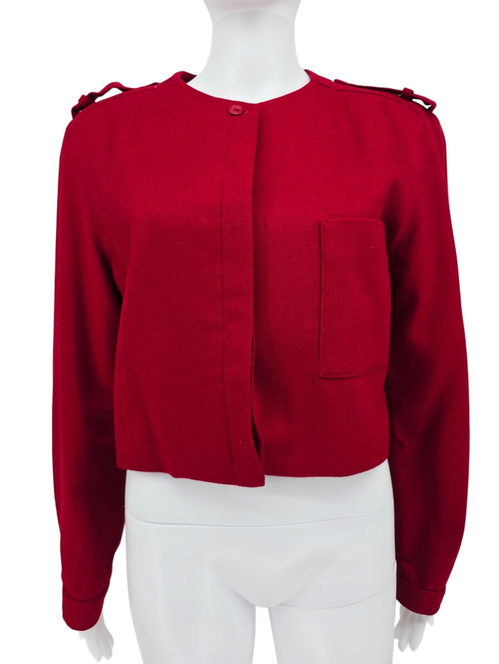 Vintage Women's Spitalnick Wool Blazer Jacket Red 12 New
